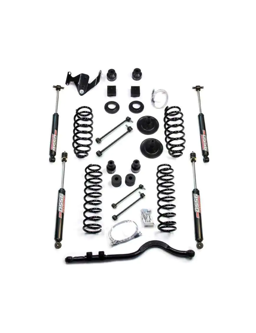 Suspension kit with VSS 9550 Twin-Tube shocks TeraFlex Lift 4"