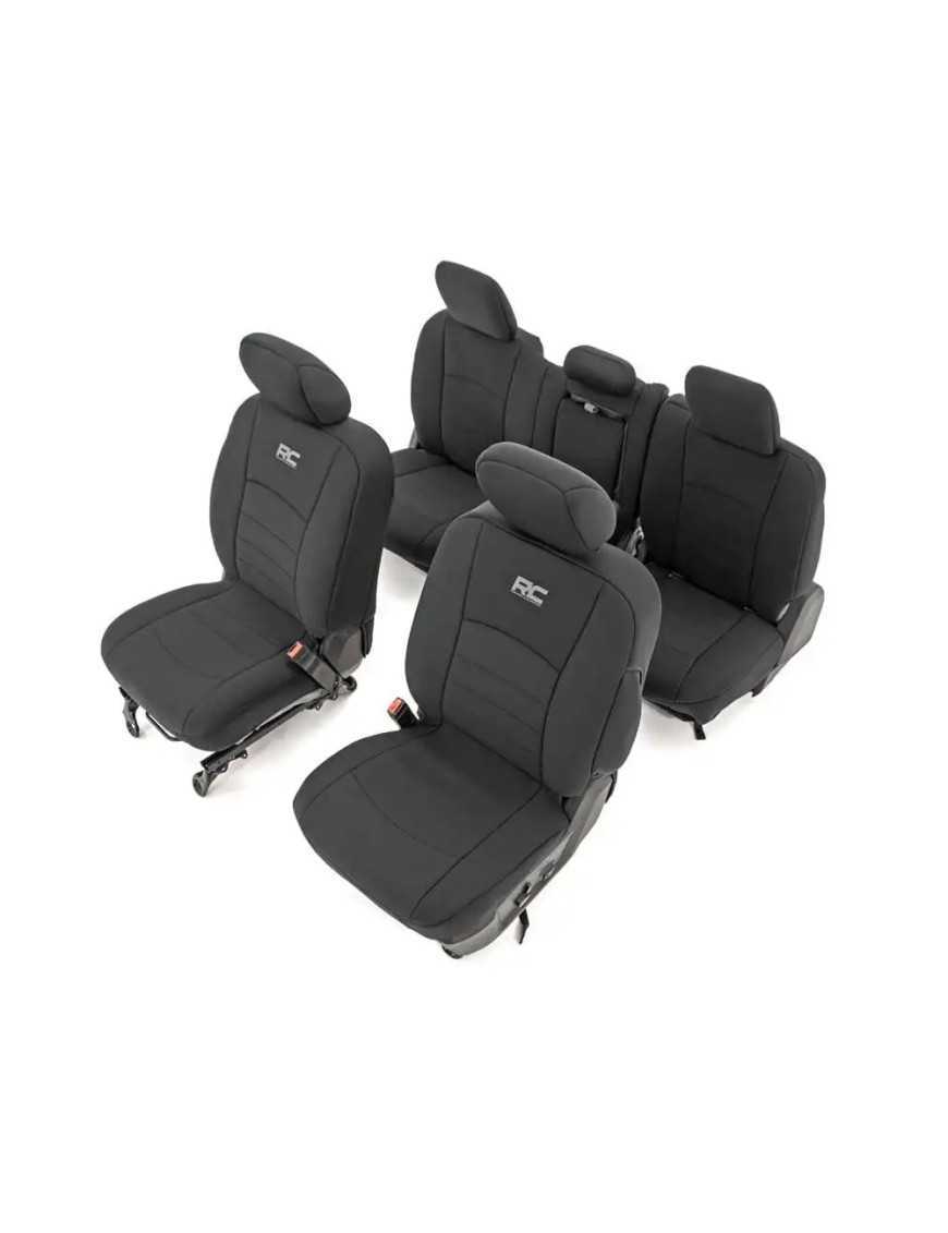 Komplet pokrowców na fotele neoprene black Rough Country
