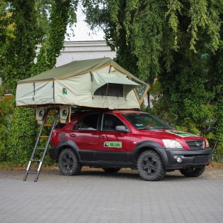 Namiot dachowy Wild Camp Hudson 160 zielony - ujęcie 2