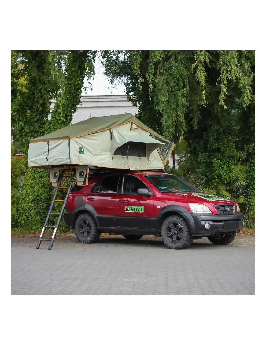 Namiot Dachowy Wild Camp Hudson 160 ZIELONY - samochodowy | Szekla4x4.pl