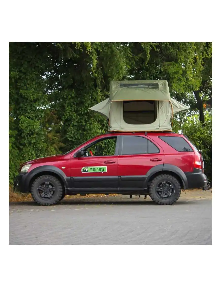 Roof Tent Wild Camp Hudson 160 GREEN - car-mounted