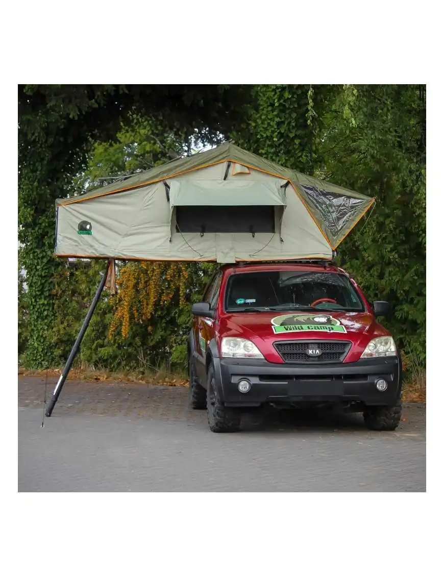 Roof Tent Wild Camp Hudson 160 GREEN - car-mounted