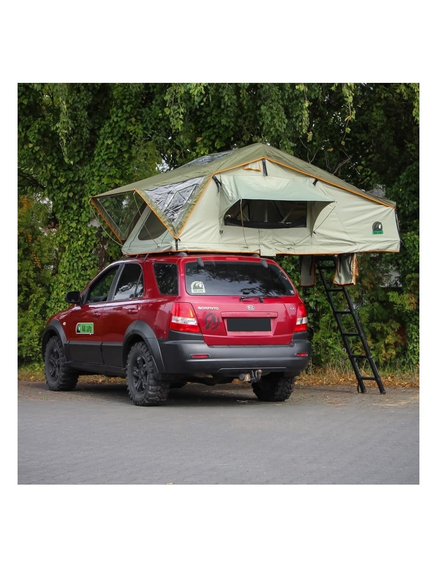 Namiot Dachowy Wild Camp Hudson 160 ZIELONY - samochodowy