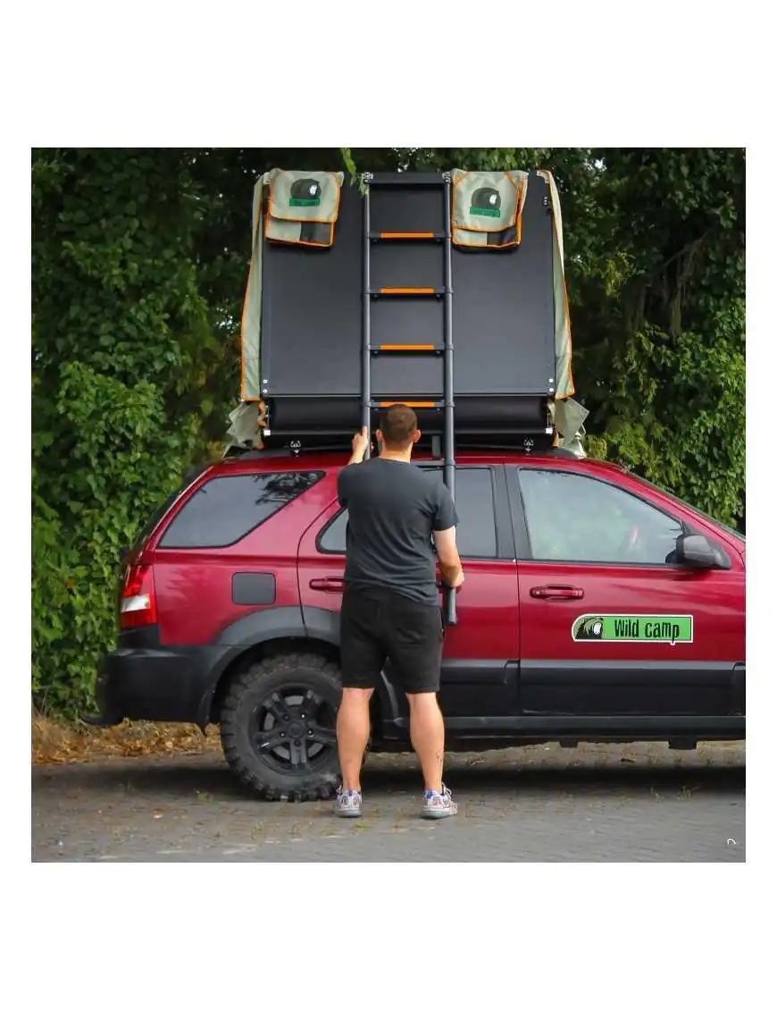 Roof Tent Wild Camp Hudson 160 GREEN - car-mounted