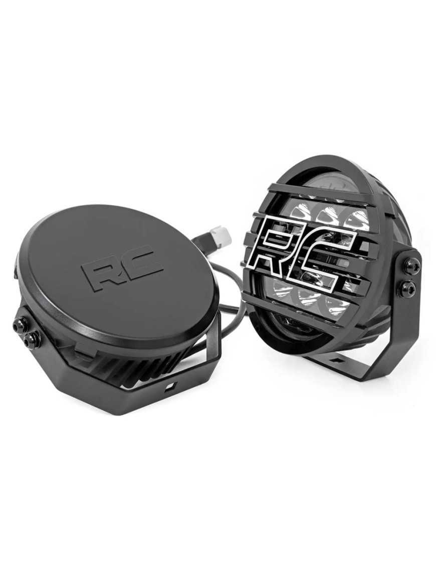 Lampy LED 6,5" okrągłe Białe/Amber DRL Rough Country