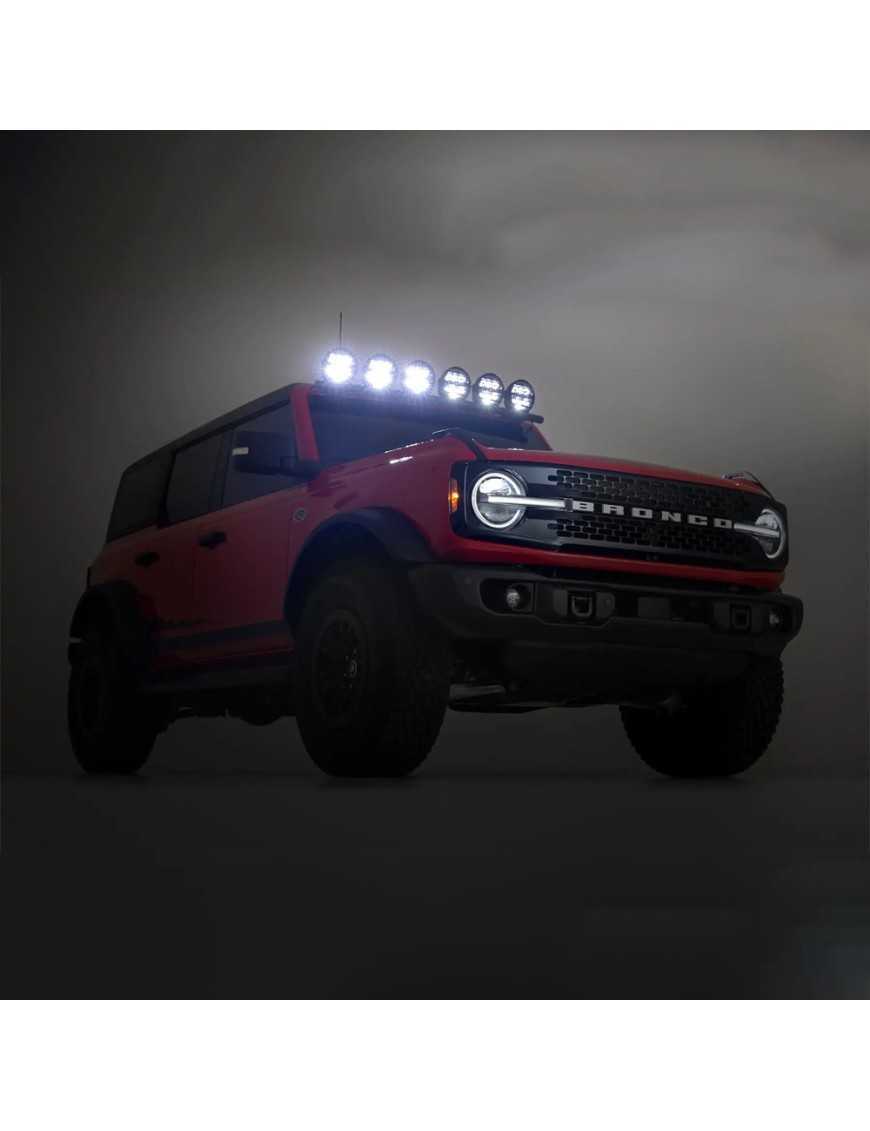 Lampy LED 6,5" okrągłe Białe/Amber DRL Rough Country