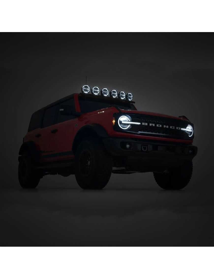 Lampy LED 6,5" okrągłe Białe/Amber DRL Rough Country