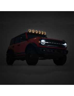 Lampy LED 6,5" okrągłe Białe/Amber DRL Rough Country