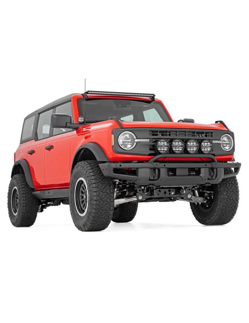 Lampy LED 6,5" okrągłe Białe/Amber DRL Rough Country