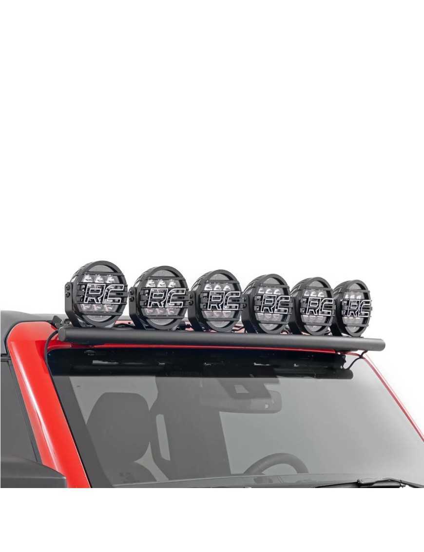 Lampy LED 6,5" okrągłe Białe/Amber DRL Rough Country