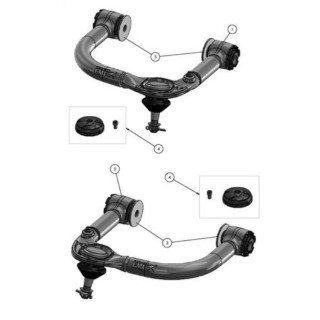 GĂłrne wahacze (komplet - 2 szt.) UCA0003 - Toyota Hilux (2015 - 2021 -)