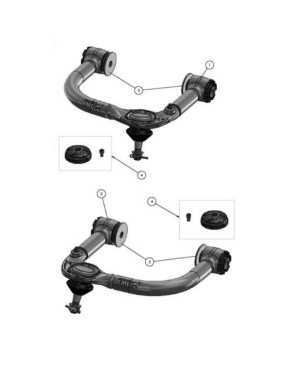 GĂłrne wahacze (komplet - 2 szt.) UCA0003 - Toyota Hilux (2015 - 2021 -)