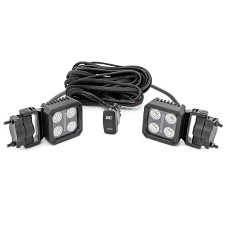 Lampy LED 2" kwadratowe Rough Country Black Series