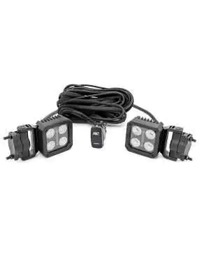 Lampy LED 2" kwadratowe Rough Country Black Series