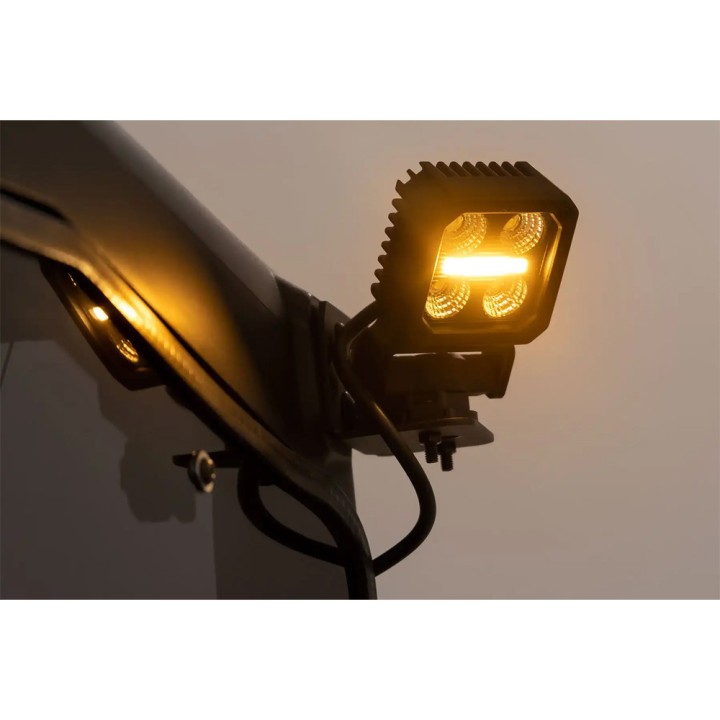 Lampy LED 2" kwadratowe Rough Country Black Series