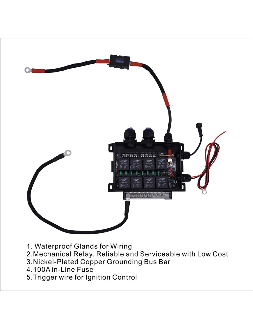 Voswitch TACO8 8 Gang Lower Dash Switch Panel Compatible with Toyota Tacoma 2016 to Current