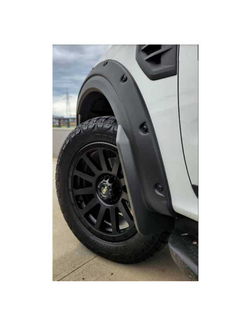 Poszerzenia błotników przód i tył Air Design Super Bolt Wildtrak