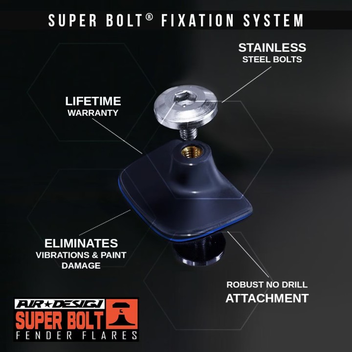 Poszerzenia błotników przód i tył Air Design Super Bolt