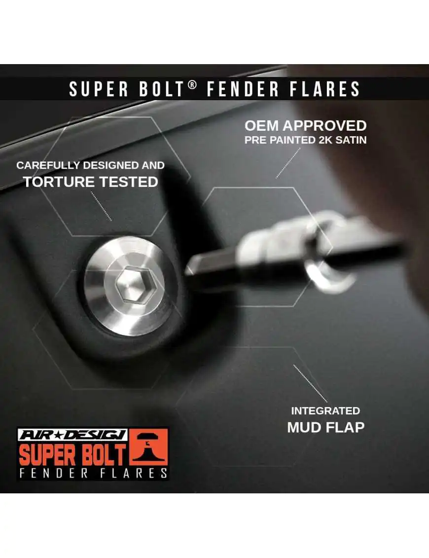 Poszerzenia błotników przód i tył Air Design Super Bolt