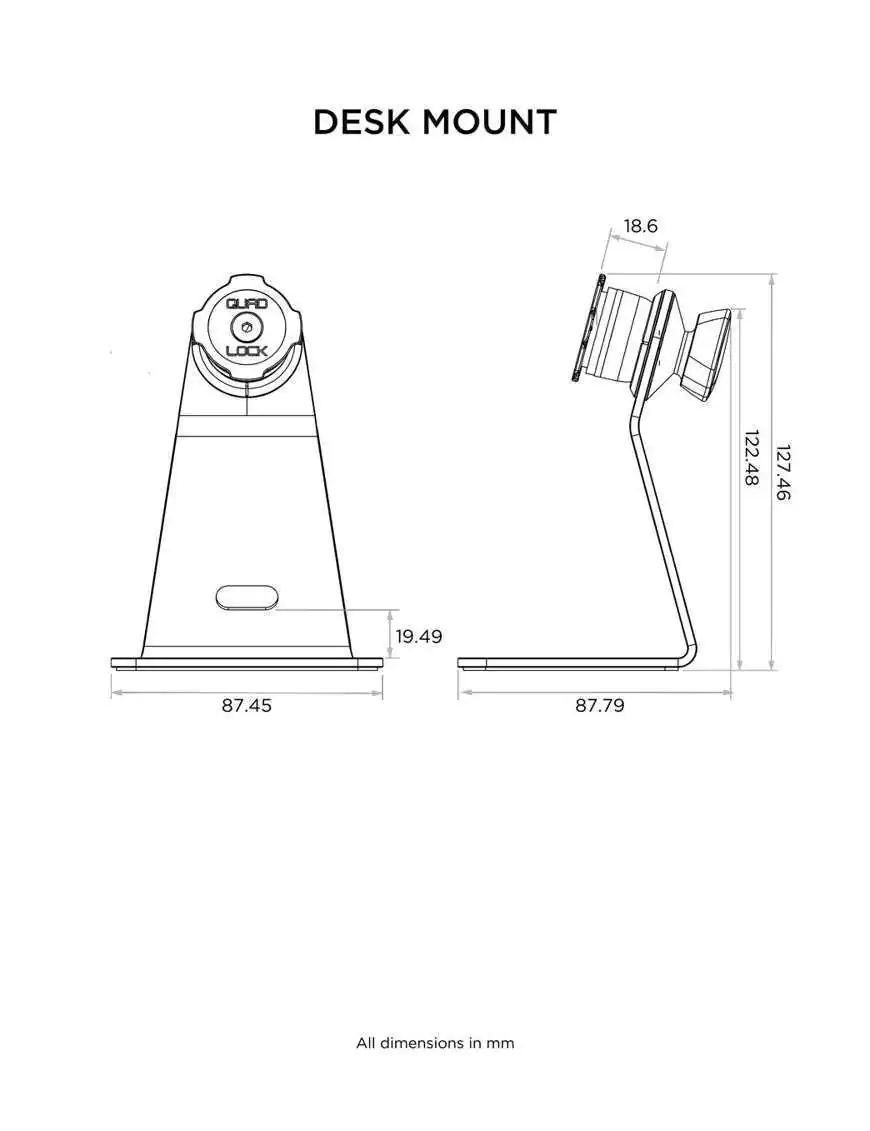 Quad Lock® Desk Mount - V2
