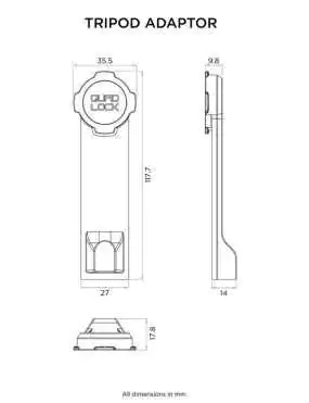 Quad Lock® Tripod Adaptor (V3)