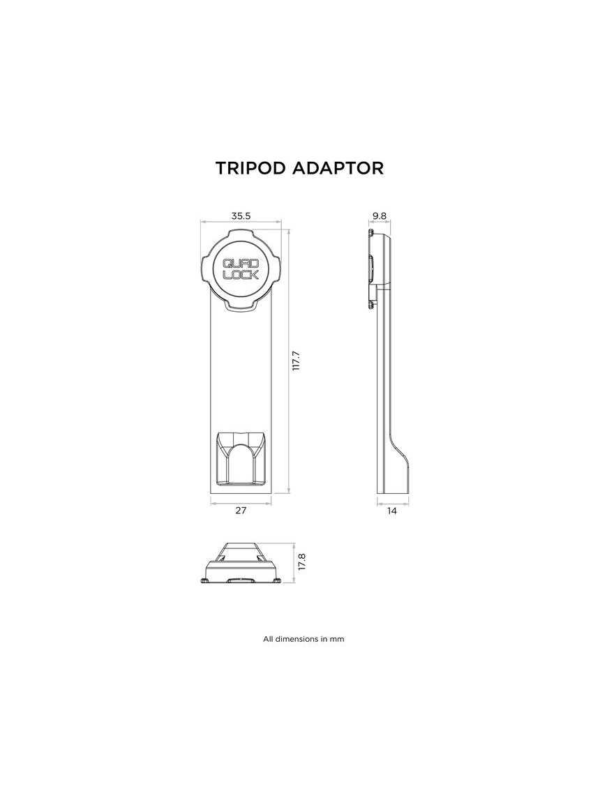 Adapter Quad Lock® do statywów fotograficznych (V3)