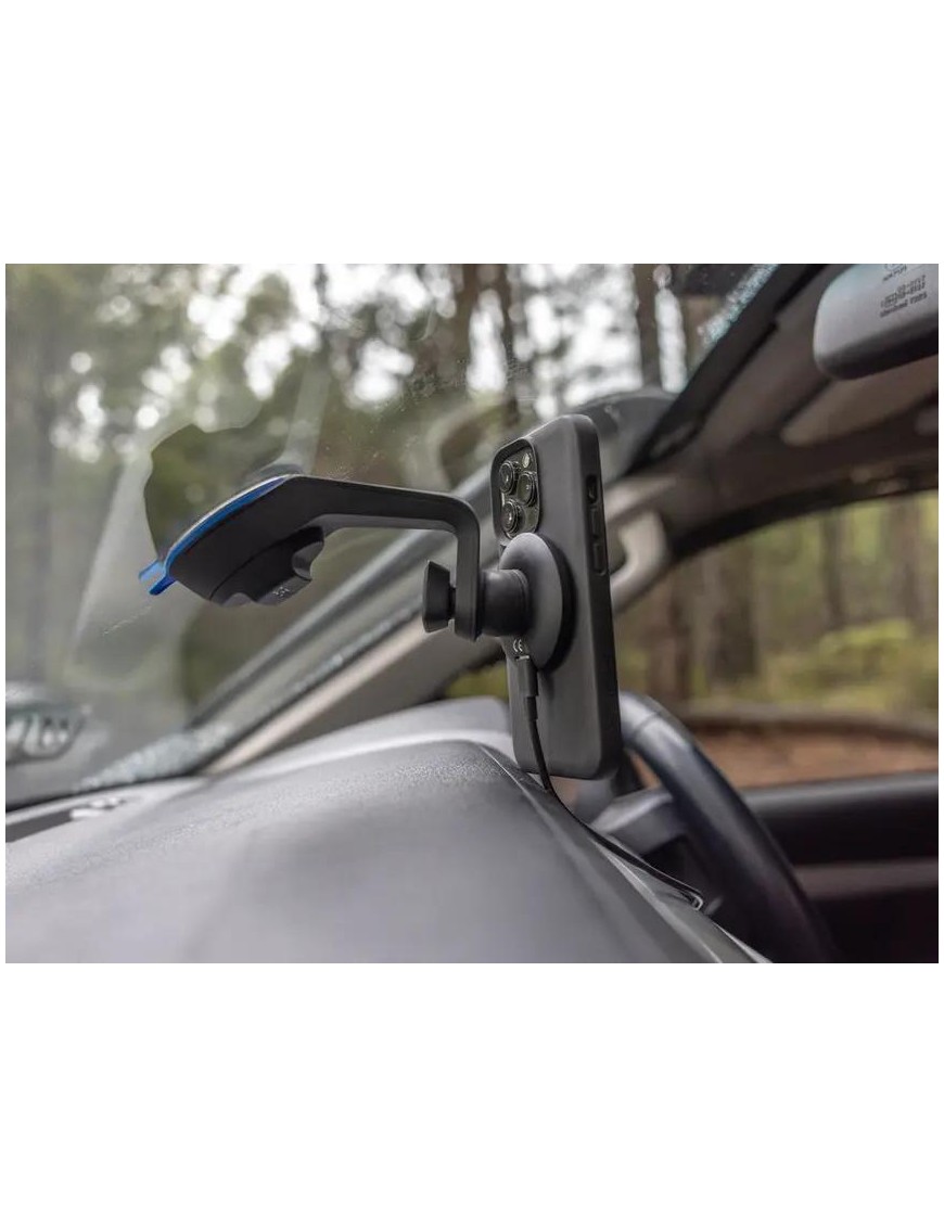 Głowica z ładowarką indukcyjną Quad Lock® V2 do auta / na biurko