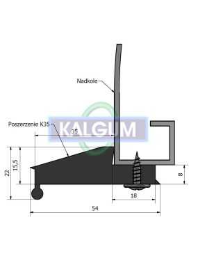 Poszerzenie nadkoli błotników +3,5 cm komplet