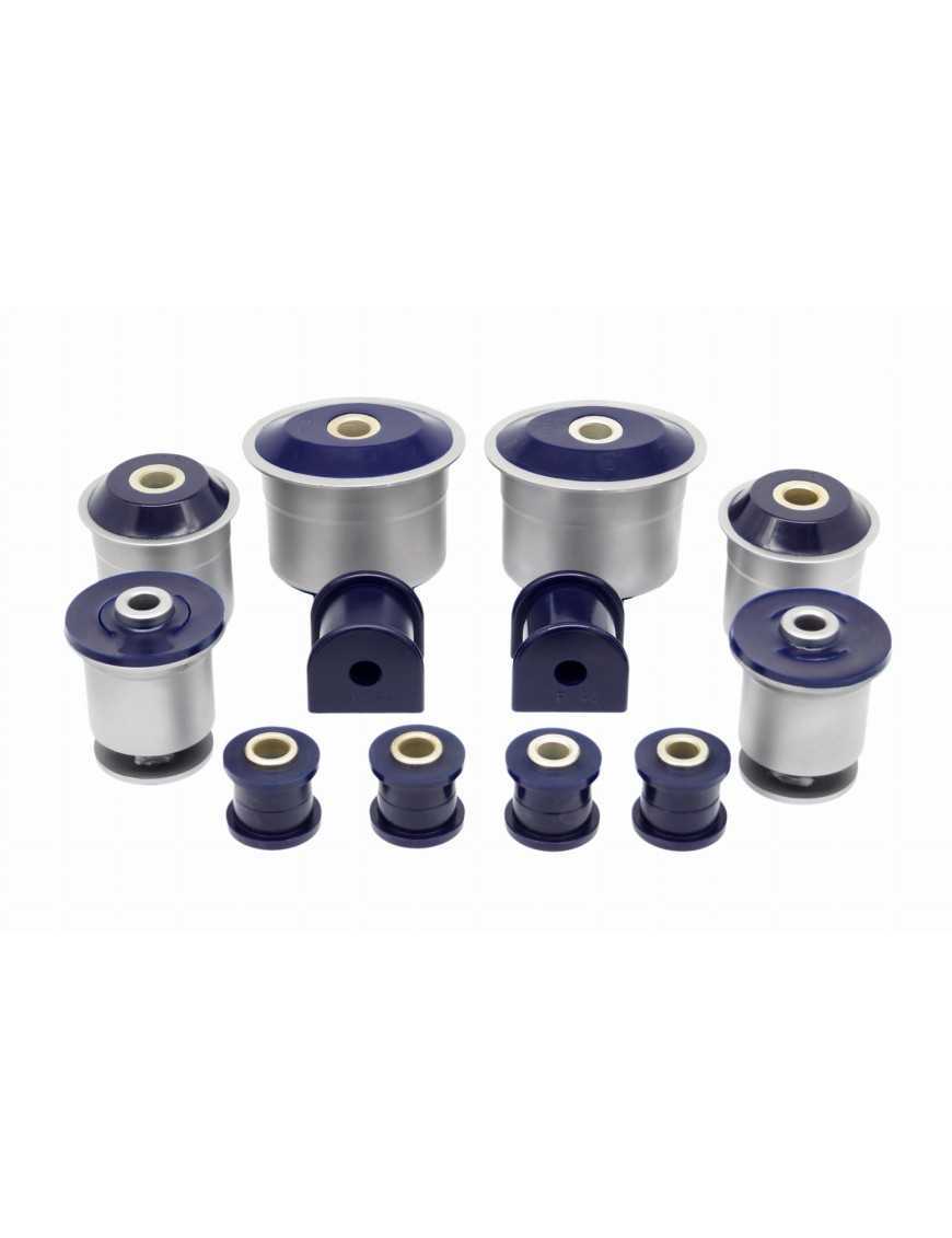 Complete set of polyurethane rear suspension bushes for Jeep Grand Cherokee WJ/WG (without burning old elements)