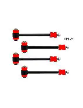 Komplet łączników stabilizatora wersja lift +3" Nissan Patrol Y60