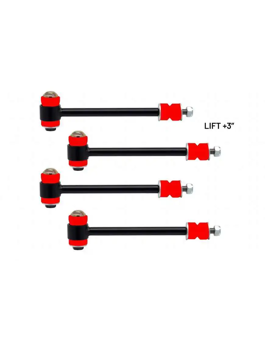 Komplet łączników stabilizatora wersja lift +3" Nissan Patrol Y60