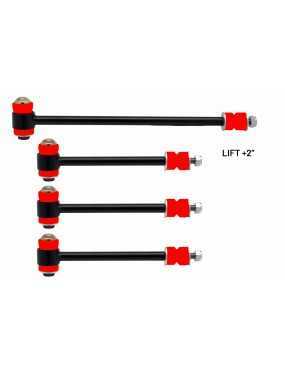 Komplet łączników stabilizatora wersja lift +2" Nissan Patrol Y61