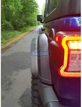 Poszerzenia nadkoli +65 mm dedykowane do Jeep Wrangler JL 2018 EU