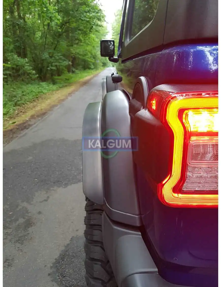 Poszerzenia nadkoli +65 mm dedykowane do Jeep Wrangler JL 2018 EU Poszerzenia nadkoli +65 mm dedykowane do Jeep Wrangler JL 2018 EU