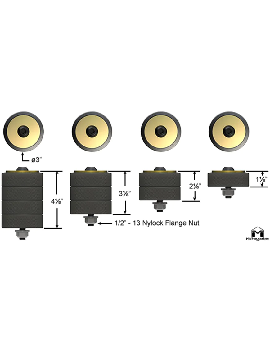 Odboje przednie Bump-stop uniwersalne Jeep Wrangler JK JL JT TJ LJ