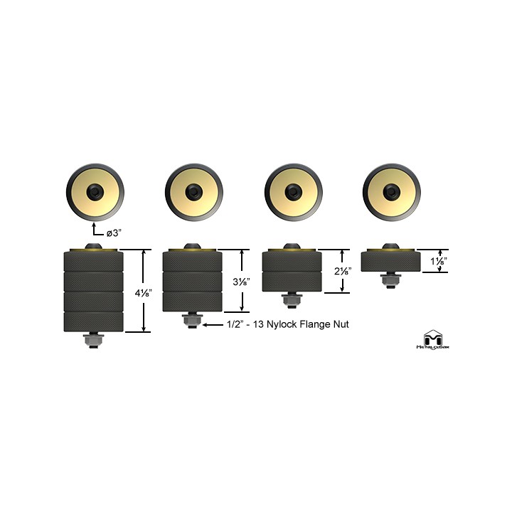 Odboje przednie Bump-stop uniwersalne Jeep Wrangler JK JL JT TJ LJ