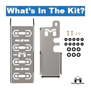 Podnóżek Stainless Steel Dead Pedal Jeep Wrangler JL JLU JT Gladiator
