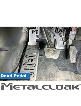 Stainless Steel Dead Pedal, JL Wrangler JT Gladiator