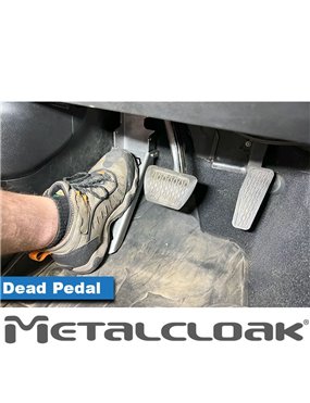 Stainless Steel Dead Pedal, JL Wrangler JT Gladiator