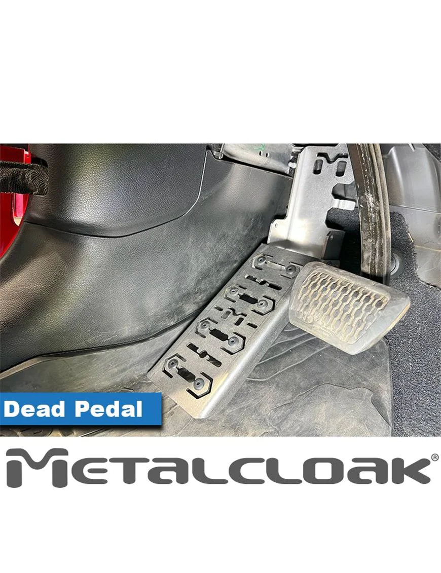 Stainless Steel Dead Pedal, JL Wrangler JT Gladiator