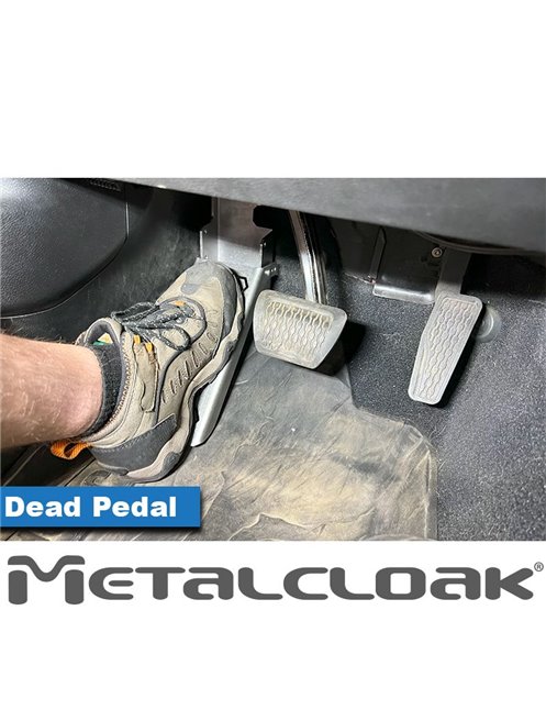 Stainless Steel Dead Pedal, JL Wrangler JT Gladiator
