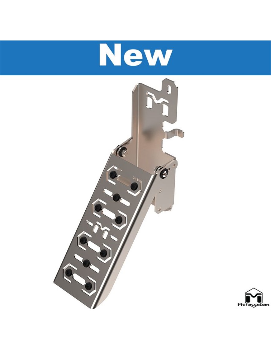 Stainless Steel Dead Pedal, JL Wrangler JT Gladiator Stainless Steel Dead Pedal, JL Wrangler JT Gladiator