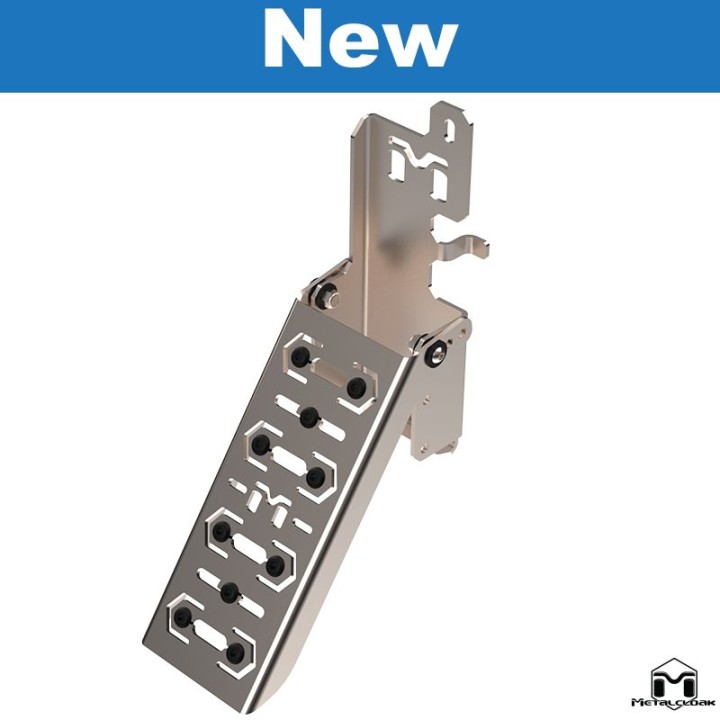 Podnóżek Stainless Steel Dead Pedal Jeep Wrangler JL JLU JT Gladiator
