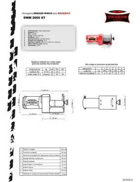 Dragon Winch DWM 2000 ST Wyciągarka 12V | Szekla4x4.pl