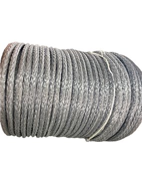 1m of 14mm grey synthetic rope 17500 kg
