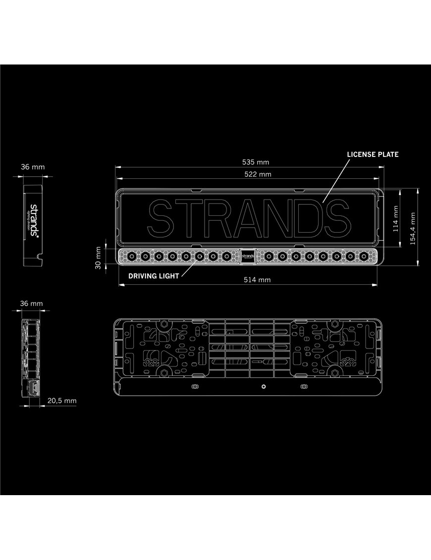 Strands NUUK E-LINE DUO LED BAR