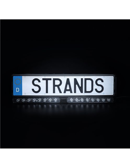 NUUK E-LINE DUO LED BAR Strands mocowanie tablicy rejestracyjnej 809138 NUUK E-LINE DUO LED BAR Strands mocowanie tablicy rejestracyjnej 809138