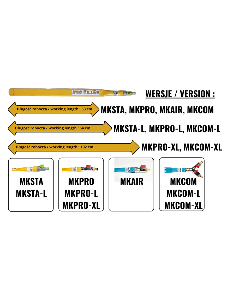 MudKiller COMBO cleaning lance 102cm 