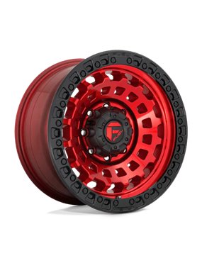 FUEL OFFROAD D632 ZEPHYR CANDY RED BLACK BEAD RING 17X8.5 +34 5X120.65MM 65.1MM