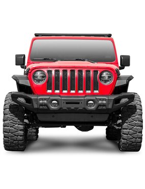 RIVAL Front Modular Stamped Steel Full-Width Bumper Jeep Wrangler and Gladiator (bumper only)